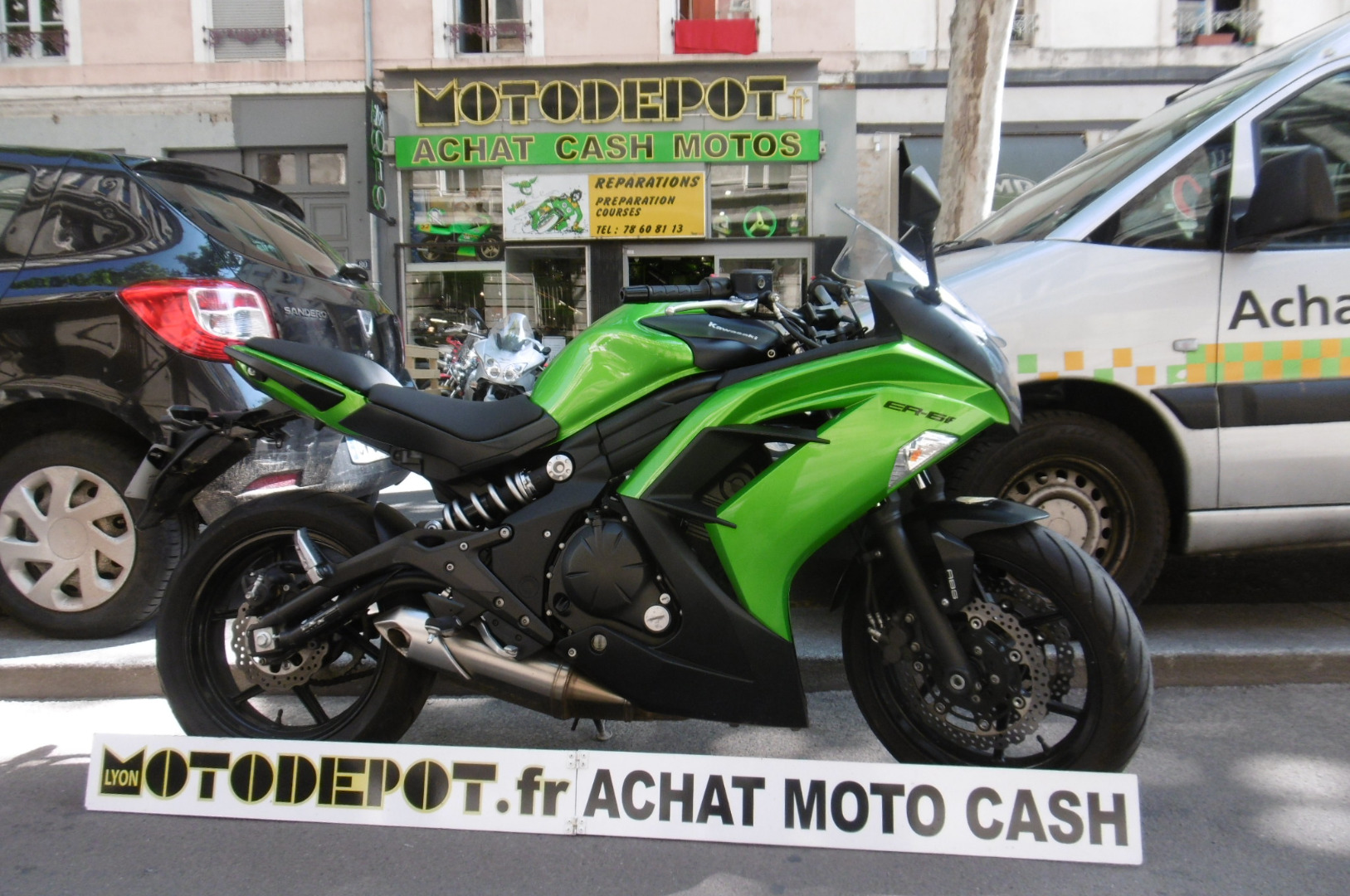 Moto depot Motos d’occasion de 501 a 650 cc kawasaki , ER6F ABS 650