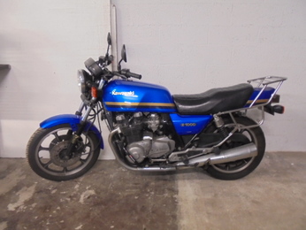 Z 1000 J KAWASAKI BLEU