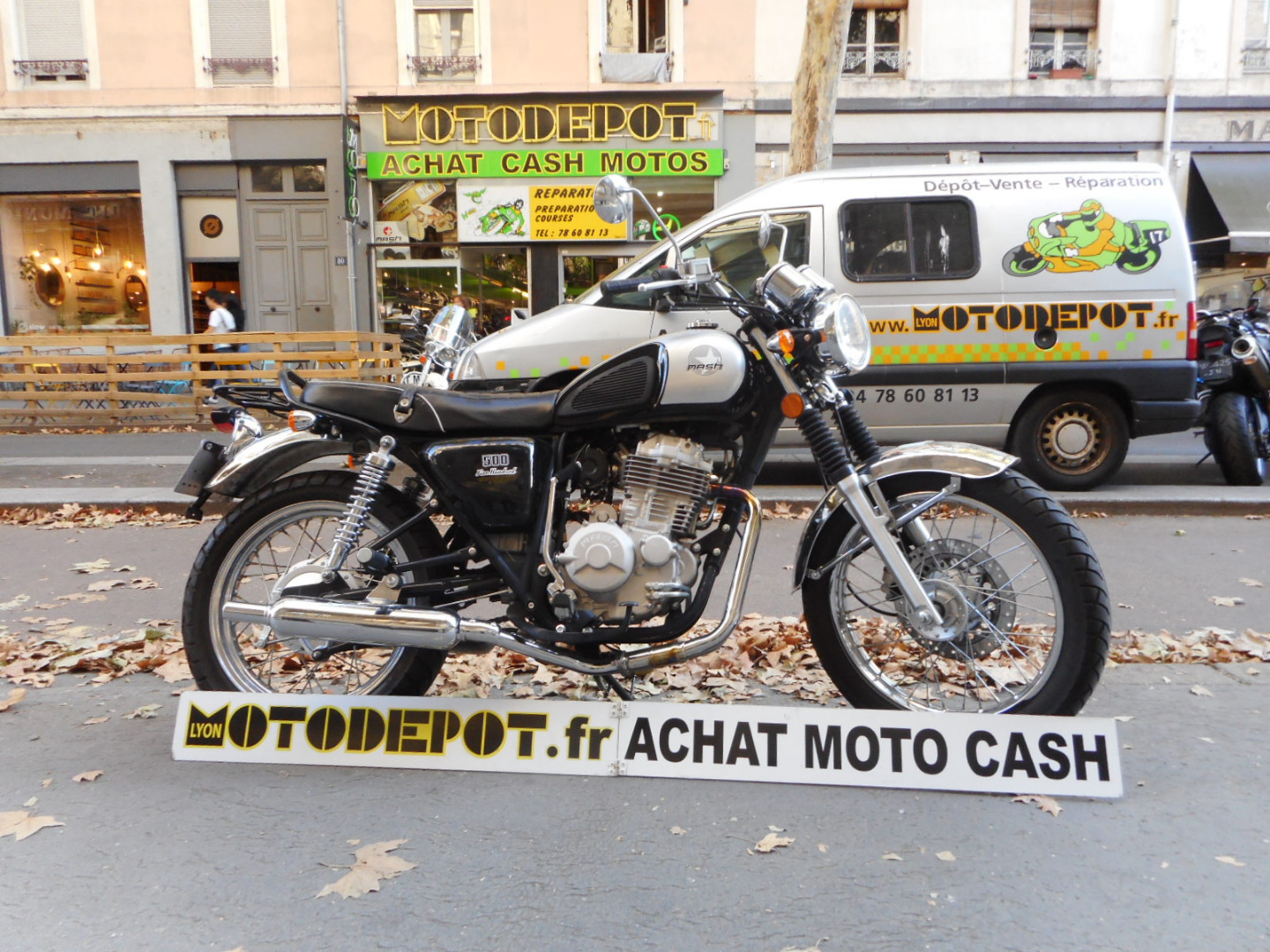 Moto depot : Motos d’occasion collection MASH, FIVE HUNDRED 500 MASH NOIR