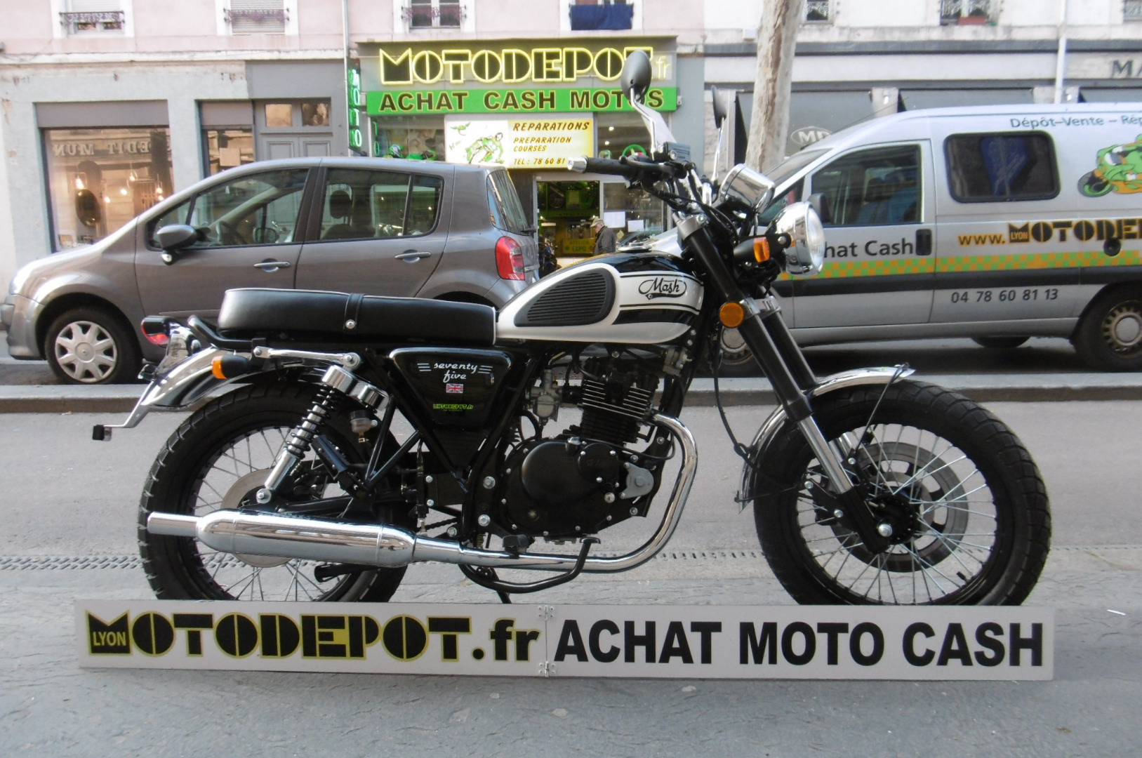 Moto depot : Motos d’occasion collection MASH, SEVENTY FIVE 125 MASH BLACK