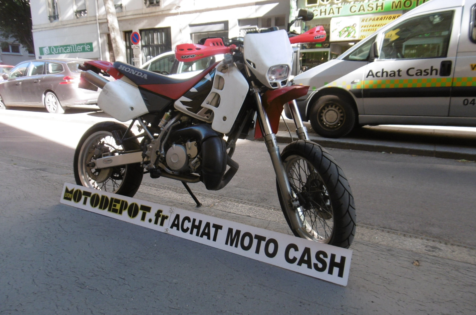 Moto Depot Motos D Occasion Collection Honda Crm 125 Super Mot Honda Blanc
